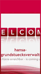 Mobile Screenshot of hansa-grundstuecksverwaltung.de